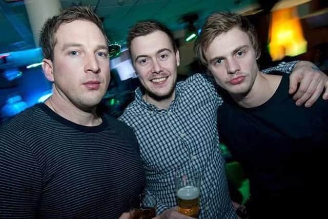 Dave, Thommo and Jez in Bar 4.