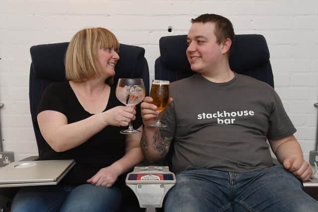 Owners Lucy Farrington and Matt Davis.