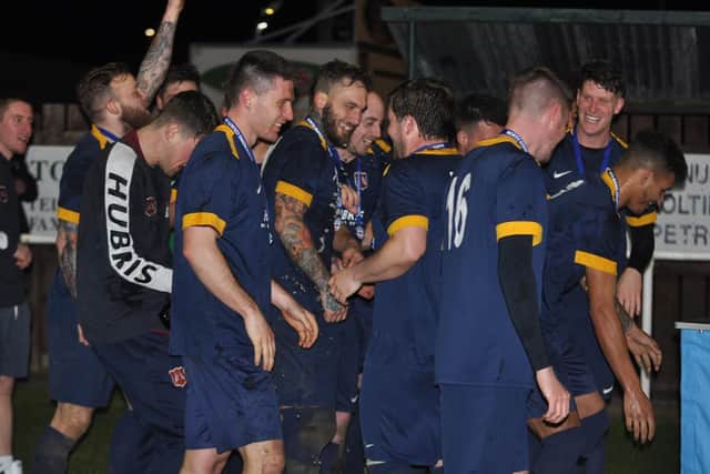 Angel celebrate their cup win