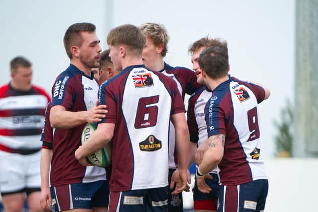Scarborough celebrate a try