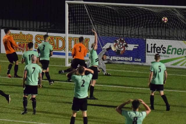 Kieran Link fires Edgehill 2-0 ahead