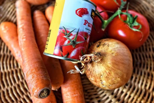 The water that fills cans of vegetables is often packed full of salt to help preserve the contents for longer, but this can be absorbed by the ingredients inside.