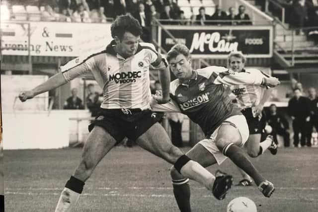 Darren Foreman gets stuck in
