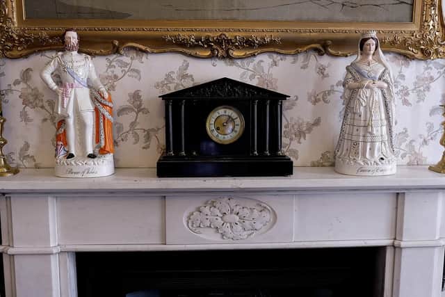 The mantlepiece in the Victorian parlour