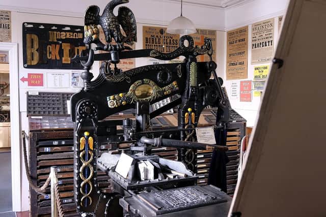 The Columbian printing press
