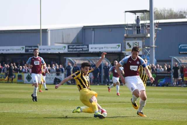 Coulson brings the ball down