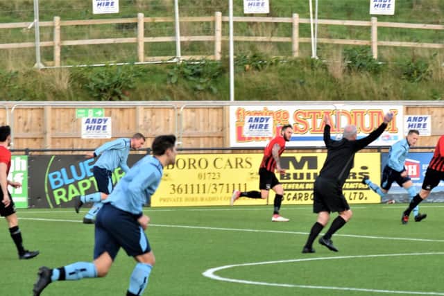 West Pier v Seamer in the District FA Cup final