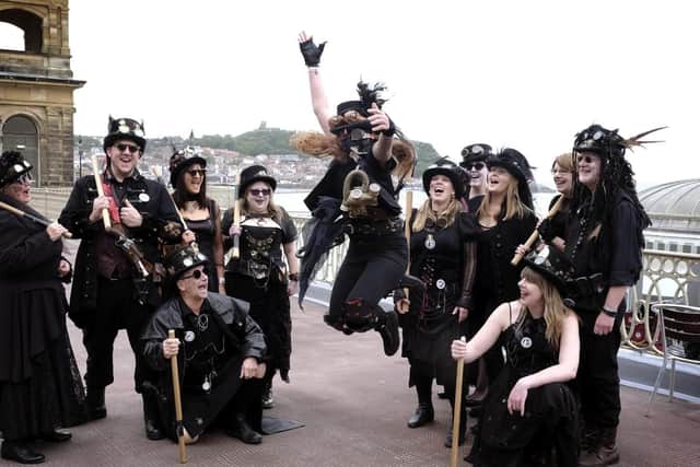 Ravens Morris Dancers make an entrance