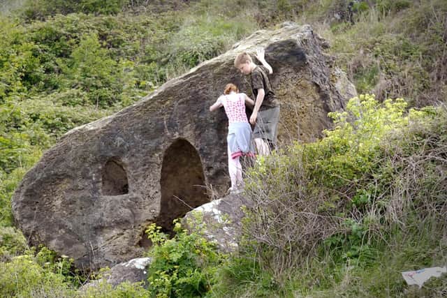 Who was Hairy Bob? Who knows! But you've definitely made up a story about the cave.