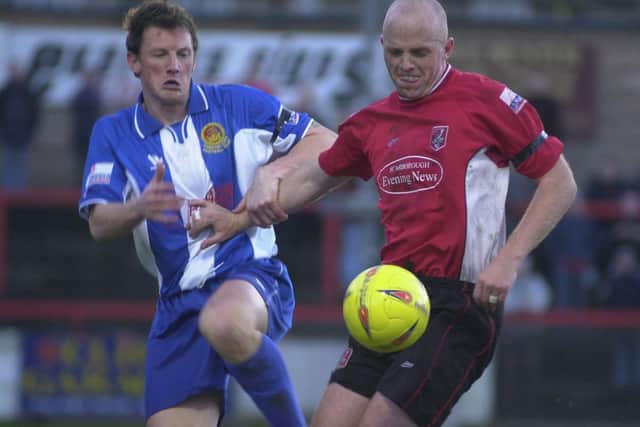 Former Scarborough FC frontman Neil Campbell will be back in town for the Legends Game