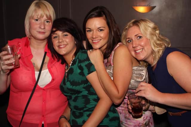 Kelly, Georgia, Carly and Becky in 2013.
