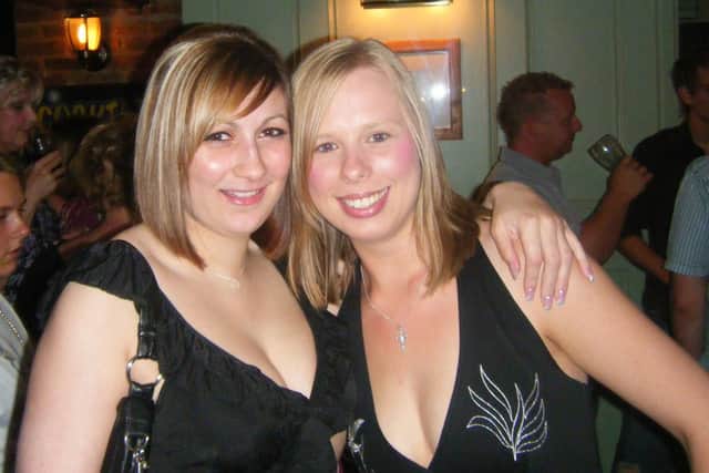 Jordana and Caroline in 2008.
