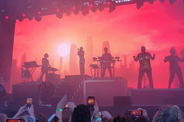 Years & Years at Scarborough Open Air Theatre. Photo: Louise Perrin