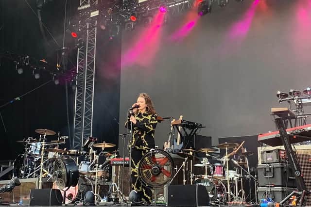 Mae Muller on stage at Scarborough Open Air Theatre. Photo: Louise Perrin