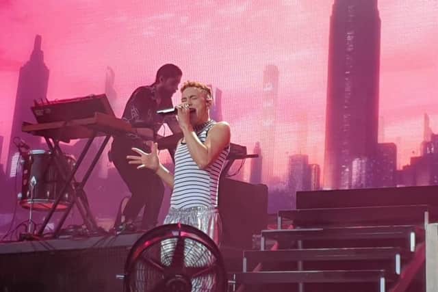 Years & Years at Scarborough Open Air Theatre. Photo: Louise Perrin