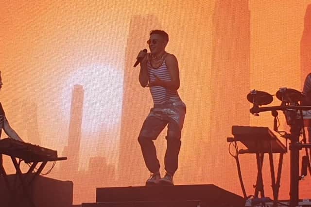 Years & Years at Scarborough Open Air Theatre. Photo: Louise Perrin