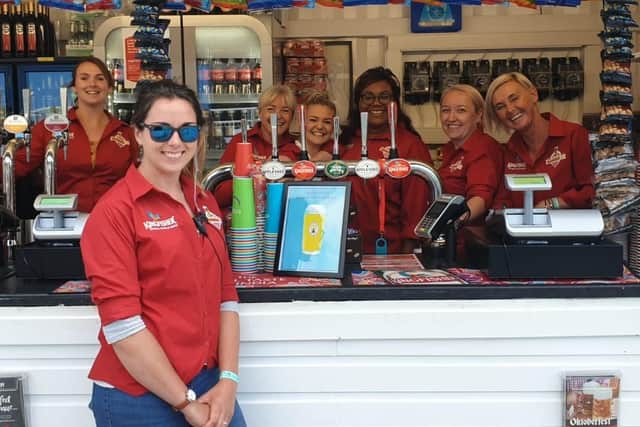 Some of the bar staff. Photo: Louise Perrin