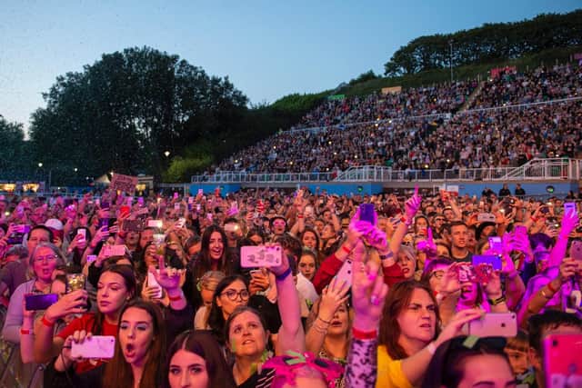 Lewis Capaldi at Scarborough Open Air Theatre. Photo: Cuffe and Taylor