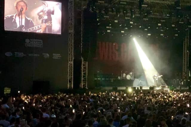 Lewis Capaldi at Scarborough Open Air Theatre. Photo: Jade McElwee