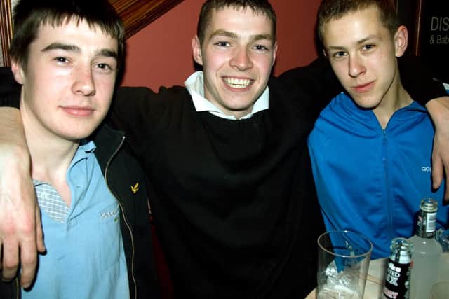 Adam, Gavin and Frazer.