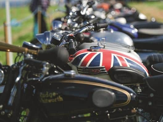 2018 - Vintage motorcycles on display