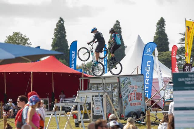 The show features a wide range of displays from animals to bikes