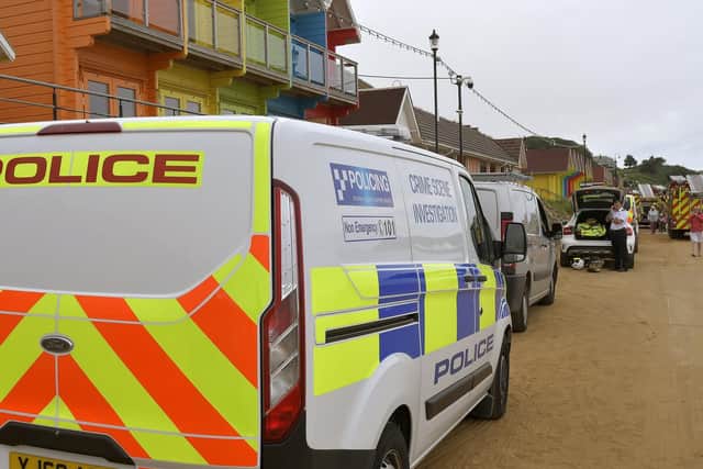 North Yorkshire Police's Crime Scene Investigation team were also at the scene.