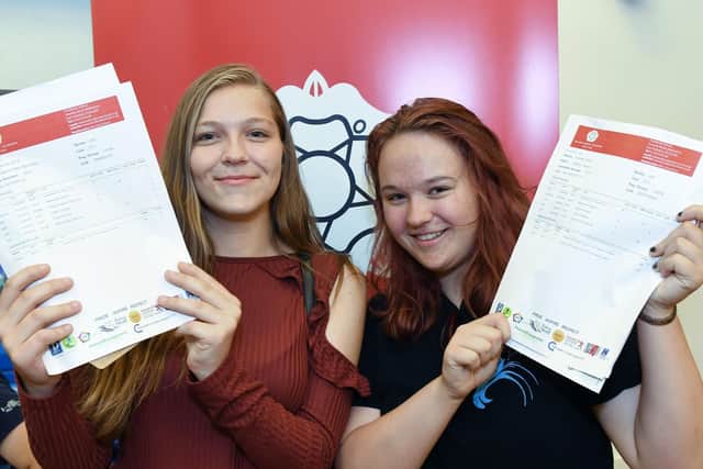 Headlands School students Eleanor Bell and Tabitha Askew