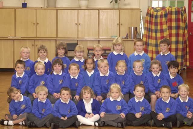 2003: Gladstone Road Infants reception red.