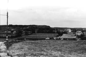 Taken from Burniston High Street, this view looking towards Cloughton shows the curve of Mill Lane as bends awy into the distance. The bend is know locally known as Tidds Corner.
Tidds Corner is on Scarborough and District and Arriva bus routes and appears on their respective timetables.
Photo reproduced courtesy of the Max Payne collection. 
Reprints can be ordered with proceeds going to local charities. Telephone 0330 1230203 and quote reference number