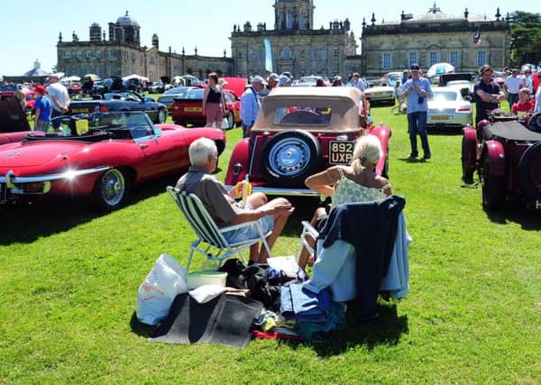 There's a Classic Car Show at Castle Howard.