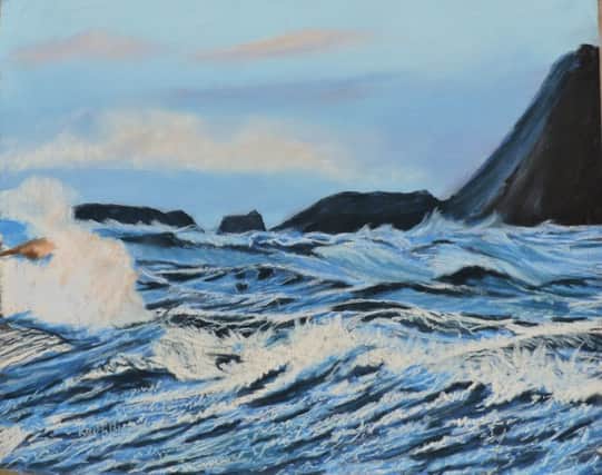 Rough Seas, Saltwick Bay, by Keith Blessed.