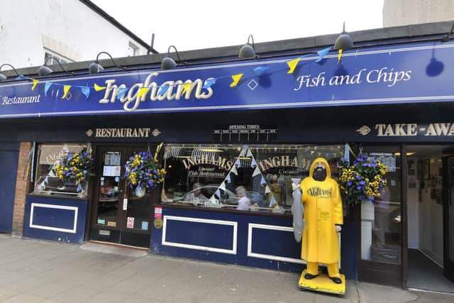 Filey Inghams Fish and Chip shop . pic Richard Ponter