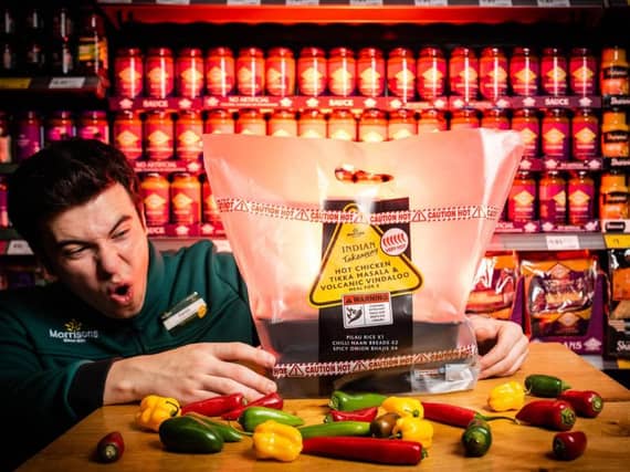 Volcanic Curry Bag is available at Morrisons