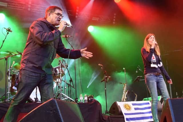 Paul Heaton and Jacqui Abbott at Forest Live at Dalby Forest. Picture by David Harrison.