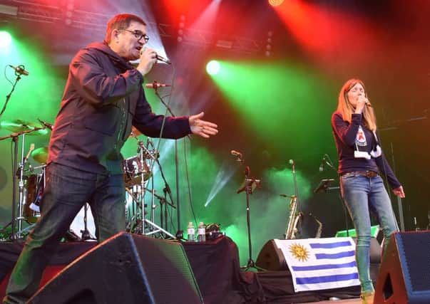 Paul Heaton and Jacqui Abbott at Forest Live at Dalby Forest. Picture by David Harrison.