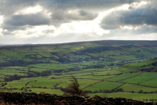 View of Great Fryup Dale from Lealholmside