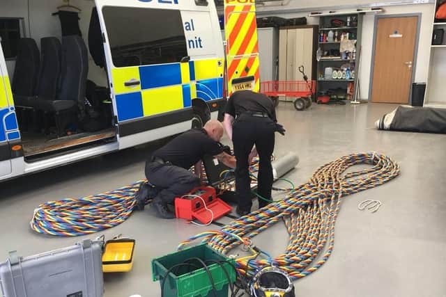 Police divers are getting ready to search for the missing 74-year-old