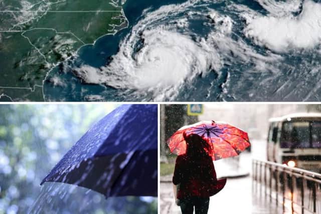 Storm Chris has now been upgraded to a hurricane and is set to hit the UK with gales and damper weather (Photo: Met Office and Shutterstock)