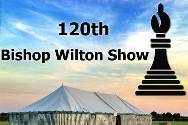 The 120th Bishop Wilton show takes place this Saturday.