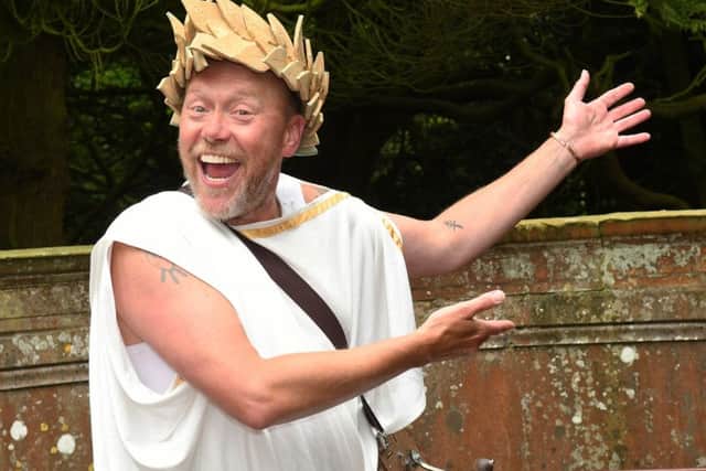 Rusticus Theatre's Greek Storyteller will be at Sewerby Hall.