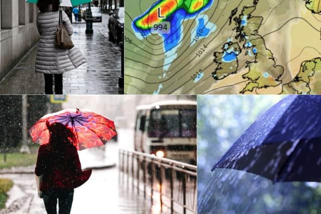 Will the weather in Yorkshire this weekend be bright and sunny or bleak and grey?