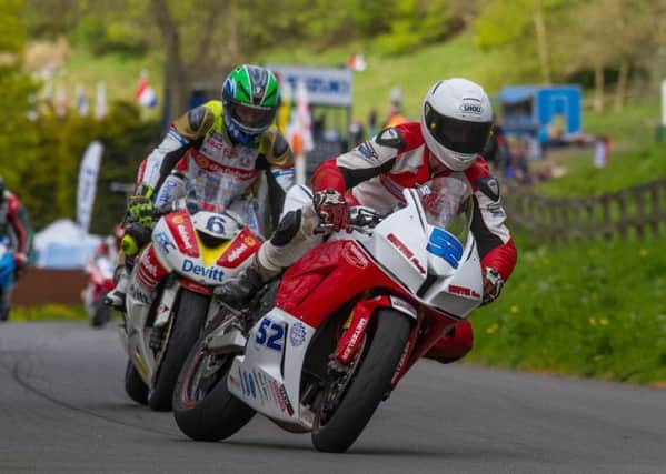 James Cowton in action at Oliver's Mount last year.