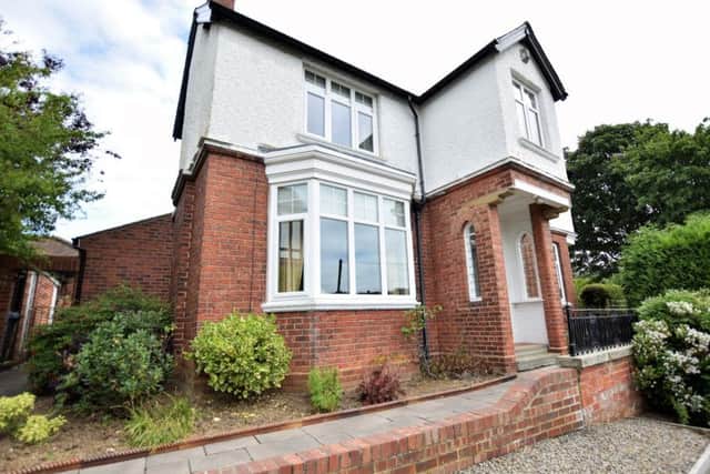 The fantastic period villa on Raincliffe Avenue.