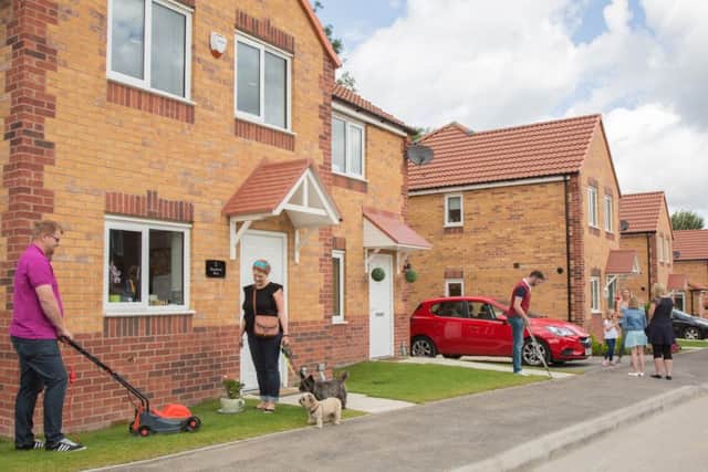 An artist's impression of how the new development at the top of Pinfold Lane could look