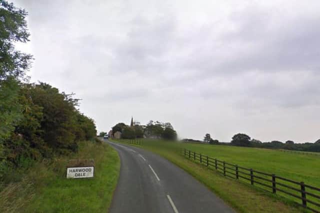Fire crews attended a barn fire in Harwood Dale.