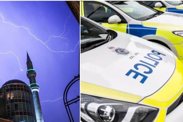 Police issued this message