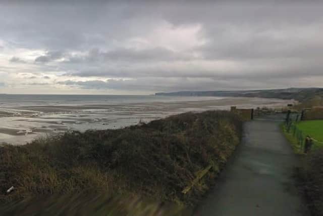 The beach near The Bay Filey (Google)