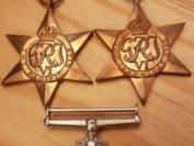Two of the stolen medals