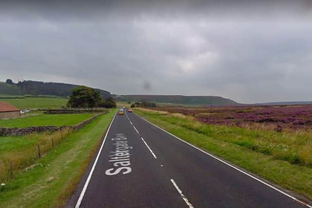 The crash happened on Saltergate Bank, near Pickering. Picture: Google